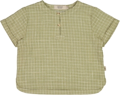 Wheat Shirt Abraham - Green Check